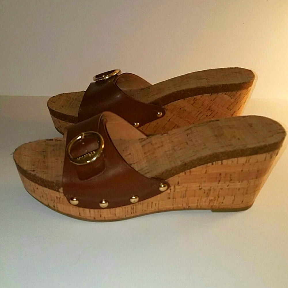Tommy Hilfiger Cork Wedge Sandals